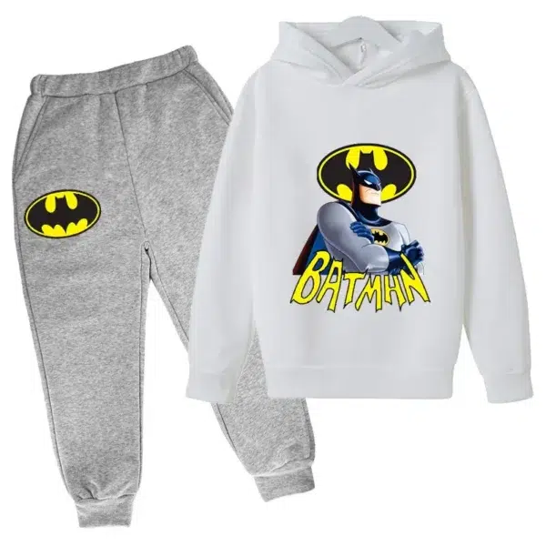 Batman Marvel DC Children's leisure Sweater Suit Two-Piece Hoodie New Hero Pullover - Image 3