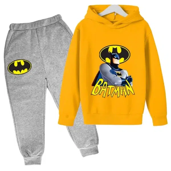 Batman Marvel DC Children's leisure Sweater Suit Two-Piece Hoodie New Hero Pullover - Image 2