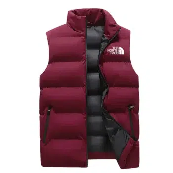 Men's Fashion High-quality Luxury Vest Jacket Unisex Warm Windproof Sports Down Coat Winter Waterproof Hiking Sleeveless Jackets