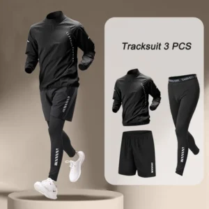 2024 Autumn Men's Quick Dry Jacket Suit 1-4 piece Outdoor Fitness Running Sets Sports Jogging Pants Workout Clothes Sportswear