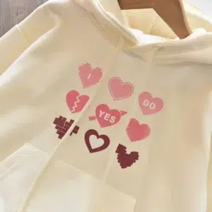 Teenage Girls Sweatshirts Spring Autumn Kids Hoodie Jackets Loose Tops Casual Long Sleeve Children's Clothes 8 10 12 14 Year