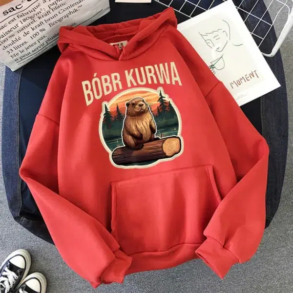 Men Women Fashion Streetwear Bobr Kurwa Harajuku Y2k Hoodies Funny Cartoon Casual Hooded Kurwa Bober Grunge Sweatshirts Clothes - Image 5