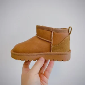 Kids Toddler Plush Snow Boot Children Shoes Winter Kids Boots Classic Mini Boot Baby Fur Booty Boys Girls Ankle Child Suede Boot