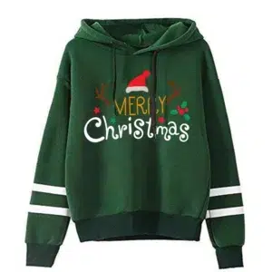 Merry Christmas Sweatshirts Women's New Fashion Hoodie Autumn and Winter Oversized Sportwear Women's Blouse Y2k Style Hoodie