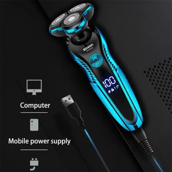 ZOZEN Electric Shaver Electric Razor Body Hair Clipper Cutting Shaving Machine for Men Women Beard Trimmer Washable Rechargeable - Image 4