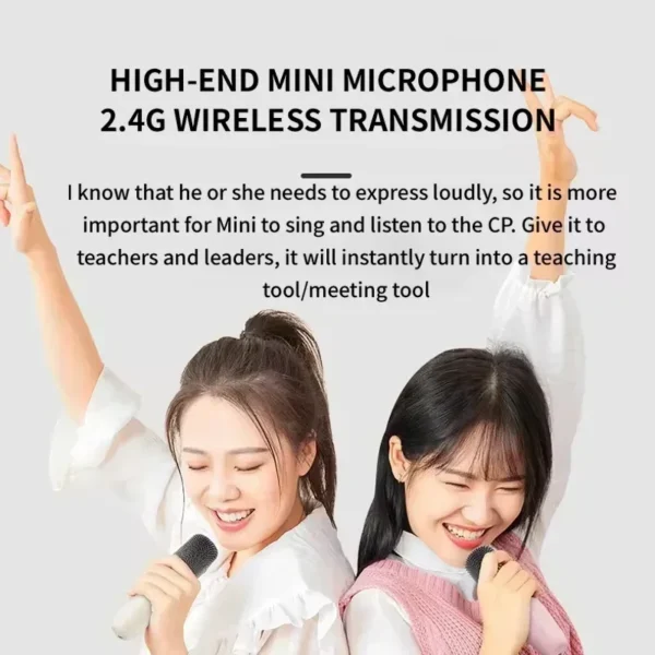 Wireless Karaoke Speaker Bluetooth Microphone K12 Home KTV Karaoke Machine RGB Light Portable Mini Bluetooth Speaker - Image 5