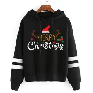 Merry Christmas Sweatshirts Women's New Fashion Hoodie Autumn and Winter Oversized Sportwear Women's Blouse Y2k Style Hoodie