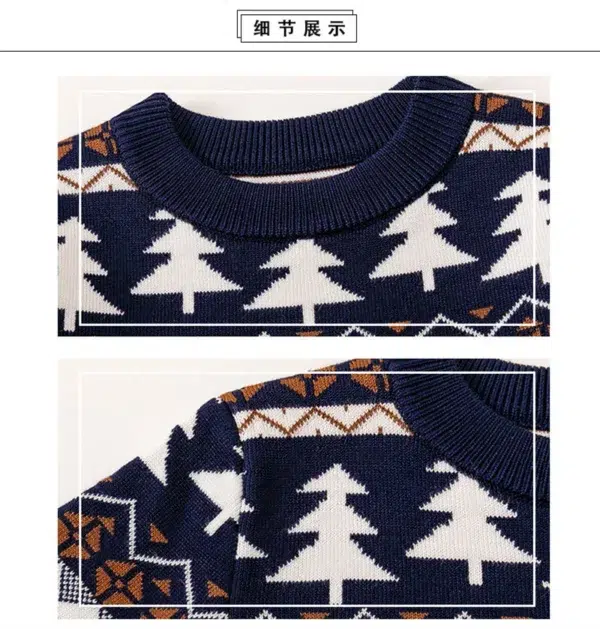 Boys Girls Christmas Sweaters Baby Xmas Cartoon Deer Pullover Children's Autumn Winter Knit Jumper Kids Fashion Casual Clothing - Image 6