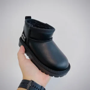 Kids Toddler Plush Snow Boot Children Shoes Winter Kids Boots Classic Mini Boot Baby Fur Booty Boys Girls Ankle Child Suede Boot