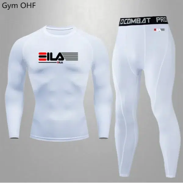 Sports Fitness Wear Running Long Sleeve Set Autumn Quick Drying Clothes Badminton Basketball Wear Fitness Wear Trousers Autumn - Image 6