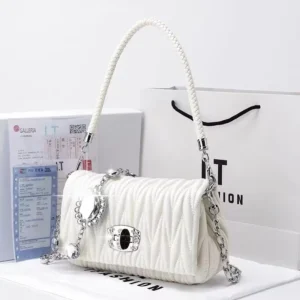 Women Bags Luxury Designer Purses And Handbags Rhinestone Chain Flap Crossbody Small Square Bag Casual Shoulder Messenger Bags