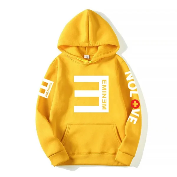 Rapper Eminem Music Album Hoodies World Tour Gift for Fan Graphic Hoodie Men Women Hip Hop Style Oversized Sweatshirt Streetwear - Image 4