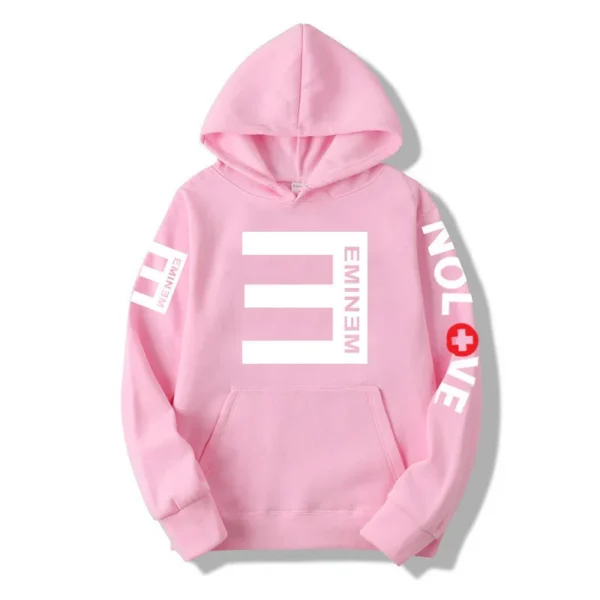 Rapper Eminem Music Album Hoodies World Tour Gift for Fan Graphic Hoodie Men Women Hip Hop Style Oversized Sweatshirt Streetwear - Image 3