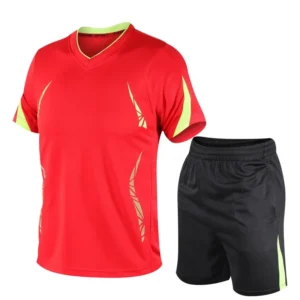 Sports suit men's summer fitness short sleeve T-shirt men's fast drying clothes running loose casual Sportswear large