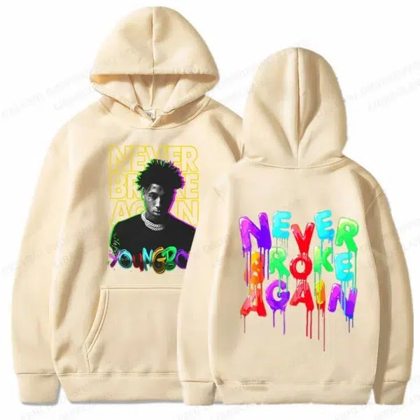 Rapper YoungBoy Hoodie Men Fashion Hoodie Never Broke Again Hoodies Sweatshirt Women Sweats Letter Pullovers Clothes Boy Coats - Image 5