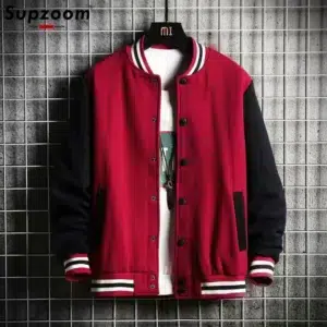 Supzoom New Arrival Fashion Fleece Casual Baseball Uniform Cotton Spliced Regular Rib Sleeve Brand Clothing Bomber Jacket Men