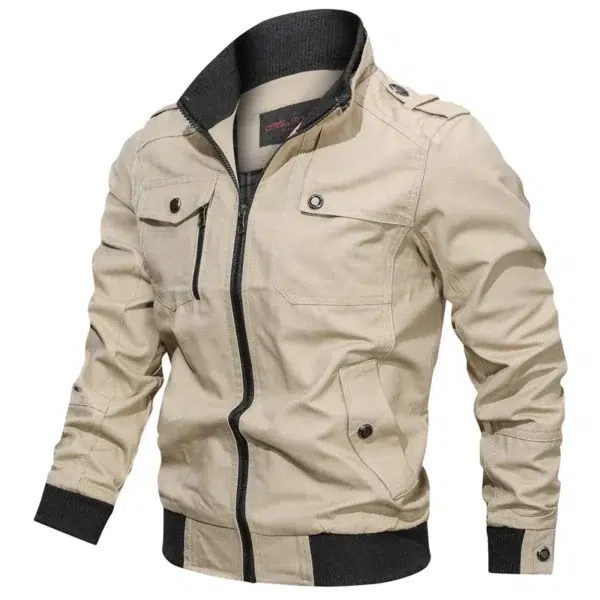 2023 New Spring Autumn Brand Fashion Men's Jacket Casual Jacket Outdoor Sports Jacket Spring and Autumn Military Motorcycle Coat - Image 3