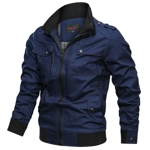 2023 New Spring Autumn Brand Fashion Men's Jacket Casual Jacket Outdoor Sports Jacket Spring and Autumn Military Motorcycle Coat - Image 5