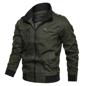 2023 New Spring Autumn Brand Fashion Men's Jacket Casual Jacket Outdoor Sports Jacket Spring and Autumn Military Motorcycle Coat