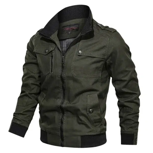 2023 New Spring Autumn Brand Fashion Men's Jacket Casual Jacket Outdoor Sports Jacket Spring and Autumn Military Motorcycle Coat - Image 4