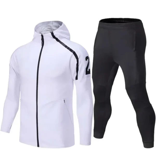 Men Sportswear Set Soccer Jersey Football Training Clothes Male Running Hoodie Jackets Long Sleeve Tracksuit Sporting Sweat Suit - Image 4